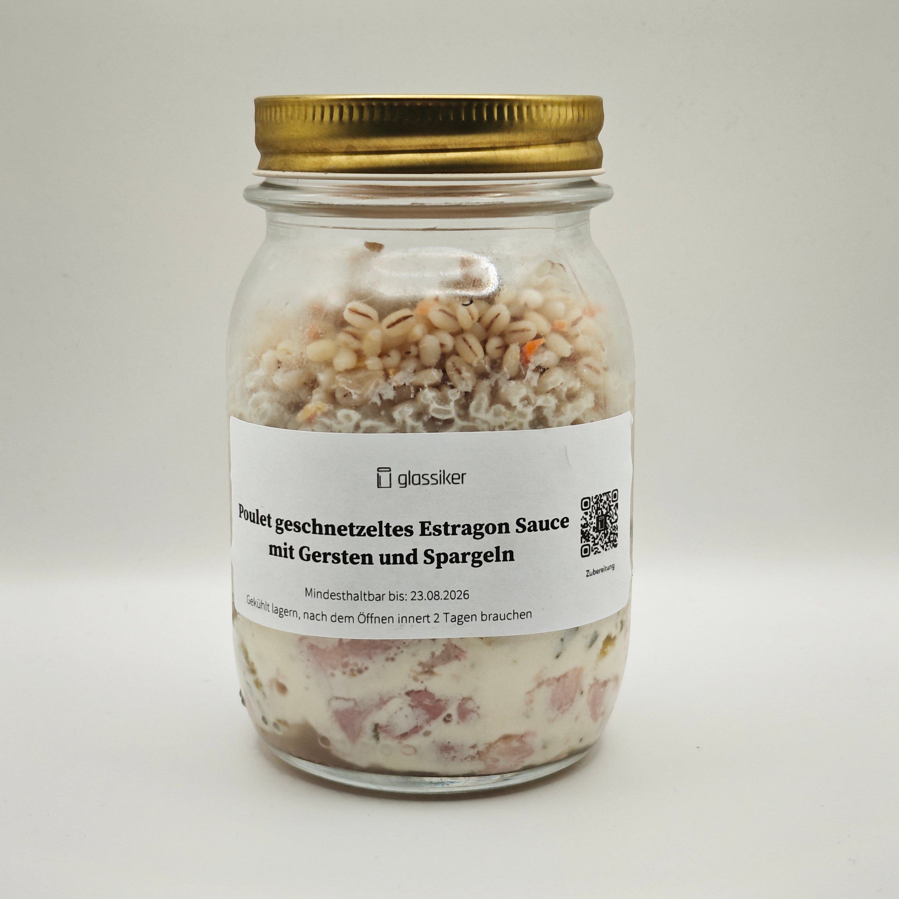 Pouletgeschnetzeltes mit Spargeln und Estragon